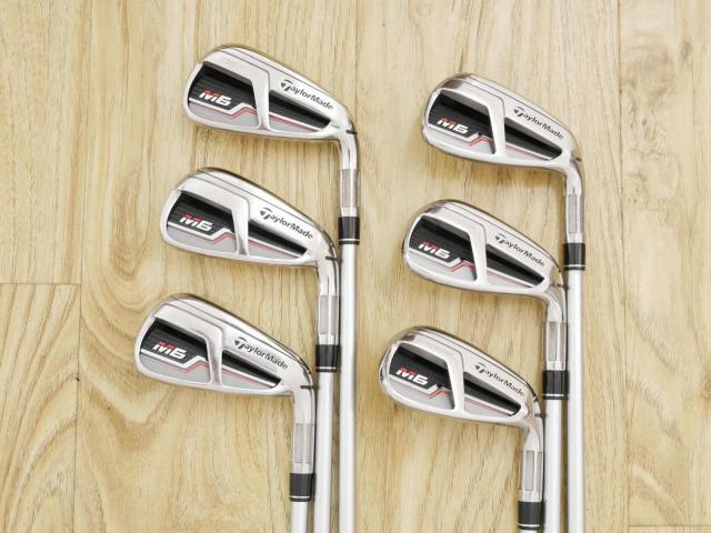 Iron set : Taylormade : ชุดเหล็ก Taylormade M6 (ออกปี 2019 Japan Spec) มีเหล็ก 5-Pw (6 ชิ้น) ก้านกราไฟต์ Mitsubishi FUBUKI TM6 Flex S