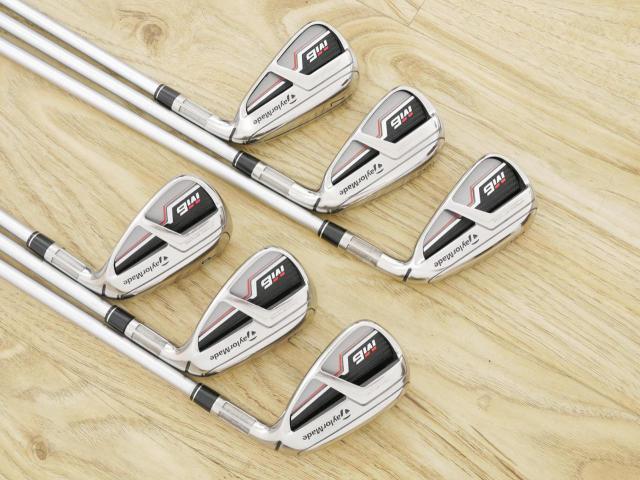 Iron set : Taylormade : ชุดเหล็ก Taylormade M6 (ออกปี 2019 Japan Spec) มีเหล็ก 5-Pw (6 ชิ้น) ก้านกราไฟต์ Mitsubishi FUBUKI TM6 Flex S