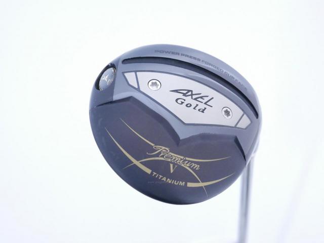 Fairway Wood : Tsuruya : หัวไม้ 5 Tsuruya AXEL Gold Premium 5 (รุ่นปี 2023 ตัวท๊อป เด้งเกินกฏ ของใหม่ 2 หมื่นกว่า) Loft 18 Flex R