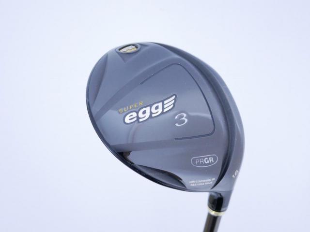 Fairway Wood : PRGR : หัวไม้ 3 PRGR Super Egg (หน้าเด้งเกินกฏ COR 0.84 ออกปี 2018 หายากมาก) Loft 16 Flex R (M-37)