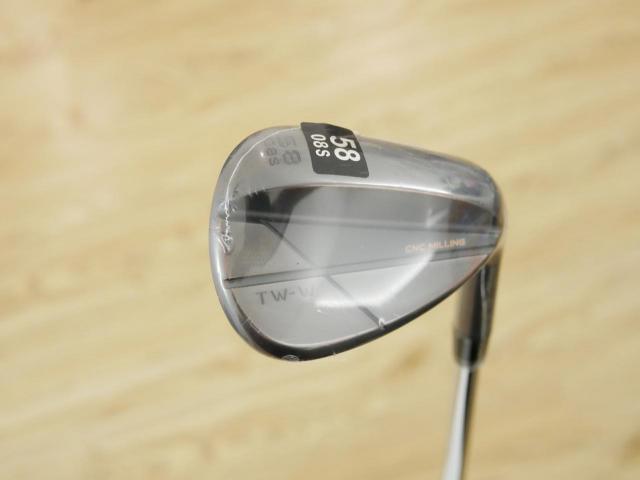 Wedge : Honma : **ของใหม่ ยังไม่แกะพลาสติก** Wedge Honma Tour World TW-W CNC Milled Copper (รุ่นล่าสุด ออกปี 2024) Loft 58 ก้านเหล็ก Dynamic Gold S200