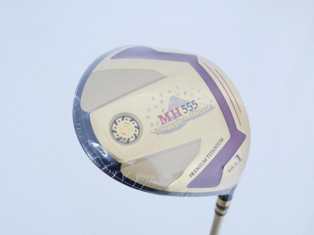 Driver : Other Brand : **ของใหม่ ยังไม่แกะพลาสติก** ไดรเวอร์ Mutsumi Honma MH555 (ปี 2022 หัวขนาด 555cc. หน้าเด้งเกินกฏ) Loft 10.5 Flex R