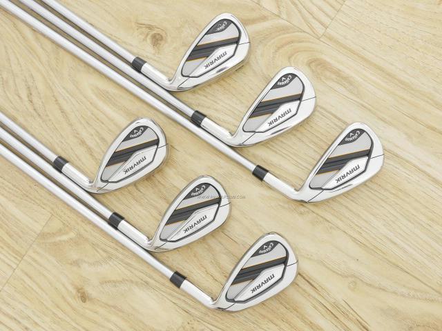 Iron set : Callaway : ชุดเหล็ก Callaway Mavrik (ปี 2020 ตีง่าย ไกลมากๆ) มีเหล็ก 6-Pw,Aw (6 ชิ้น) ก้านกราไฟต์ Mitsubishi Diamana 50 Flex R