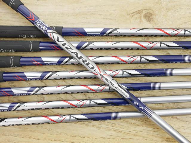 Iron set : Honma : ชุดเหล็ก Honma Bezeal 535 (ปี 2019 รุ่นนี้ใบใหญ่ที่สุดของ Honma) มีเหล็ก 6-11,Aw,Sw (7 ชิ้น) ก้านกราไฟต์ Honma Vizard 48 Flex SR