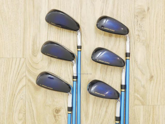 Iron set : Katana : ชุดเหล็กกระเทย Katana Sword SL-Eleven มีเหล็ก 7-12 (6 ชิ้น เทียบเท่า 6-Pw,Aw) ก้านกราไฟต์ Flex SR