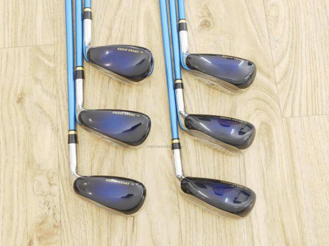 Iron set : Katana : ชุดเหล็กกระเทย Katana Sword SL-Eleven มีเหล็ก 7-12 (6 ชิ้น เทียบเท่า 6-Pw,Aw) ก้านกราไฟต์ Flex SR