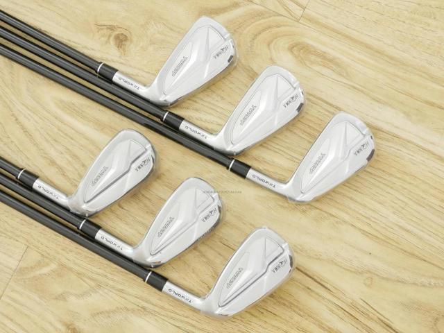 Iron set : Honma : **ของใหม่ ยังไม่แกะพลาสติก** ชุดเหล็ก Honma Tour World TW757P (ออกปี 2022) มีเหล็ก 5-Pw (6 ชิ้น) ก้านกราไฟต์ Honma Vizard 50 Flex R