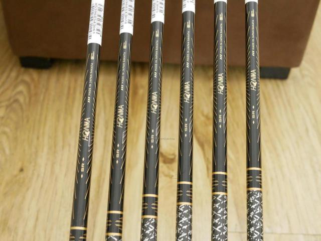 Iron set : Honma : **ของใหม่ ยังไม่แกะพลาสติก** ชุดเหล็ก Honma Beres Black Forged (รุ่นปี 2022 สวยมากๆ) มีเหล็ก 6-11 (6 ชิ้น เทียบเท่า 5-Pw) ก้าน ARMRQ MX Flex SR