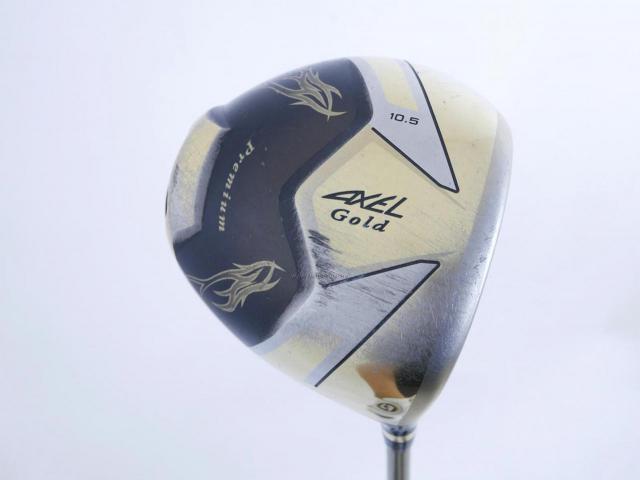 Driver : Tsuruya : Tsuruya AXEL Gold Premium (460cc. ตัวท๊อป หน้าเด้ง Non-Conform ของใหม่ 4 หมื่น) Loft 10.5 Flex R