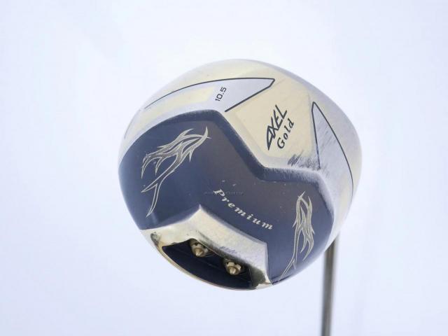 Driver : Tsuruya : Tsuruya AXEL Gold Premium (460cc. ตัวท๊อป หน้าเด้ง Non-Conform ของใหม่ 4 หมื่น) Loft 10.5 Flex R