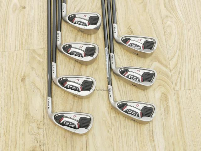 Iron set : Ping : ชุดเหล็ก Ping G20 (ใบใหญ่ ตีง่ายมาก) มีเหล็ก 4-Pw (7 ชิ้น) ก้านกราไฟต์ Flex R