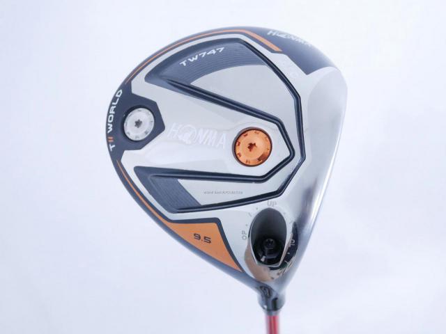 Driver : Honma : ไดรเวอร์ Honma Tour World TW747 460 (ออกปี 2019) Loft 9.5 ก้าน Tour AD DJ-5 Flex R1