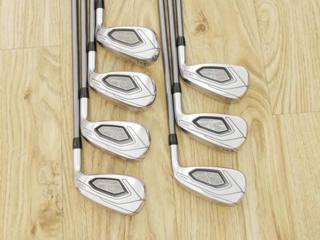 Iron set : Titleist : ชุดเหล็ก Titleist T400 (ตีง่ายที่สุด ไกลที่สุด ออกปี 2020) มีเหล็ก 7-Pw,43,49,55 (7 ชิ้น) ก้านกราไฟต์ Mitsubishi TENSEI 40 Flex R2