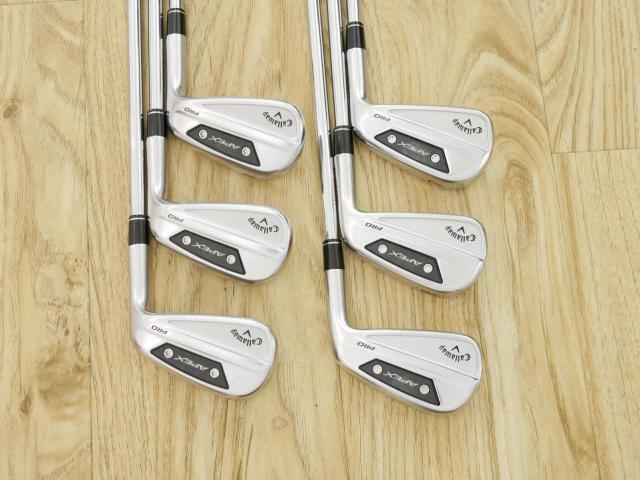 Iron set : Callaway : ชุดเหล็ก Callaway APEX Pro Forged (รุ่นล่าสุด ปี 2024) มีเหล็ก 5-Pw (6 ชิ้น) ก้านเหล็ก NS Pro Modus 115 Flex S