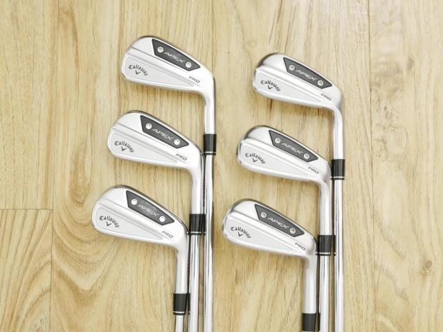 Iron set : Callaway : ชุดเหล็ก Callaway APEX Pro Forged (รุ่นล่าสุด ปี 2024) มีเหล็ก 5-Pw (6 ชิ้น) ก้านเหล็ก NS Pro Modus 115 Flex S