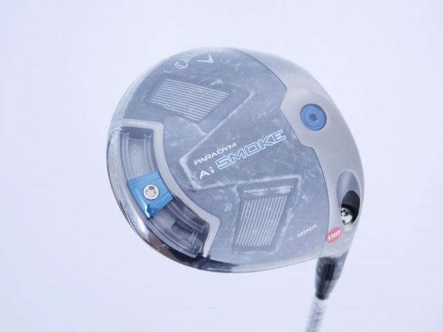 Driver : Callaway : **ของใหม่ ยังไม่แกะพลาสติก** ไดรเวอร์ Callaway Paradym Ai SMOKE MAX (รุ่นล่าสุด ปี 2024 Japan Spec.) Loft 9 (ปรับได้) ก้าน Mitsubishi TENSEI 50 Flex S