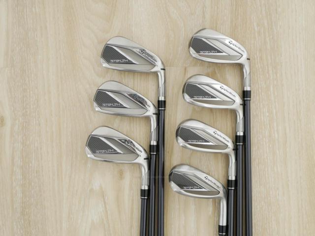 Iron set : Taylormade : ชุดเหล็ก Taylormade Stealth (ออกปี 2022 Japan Spec.) มีเหล็ก 6-Pw,Aw,Sw (7 ชิ้น) ก้านกราไฟต์ Mitsubishi Tensei TM60 Flex S