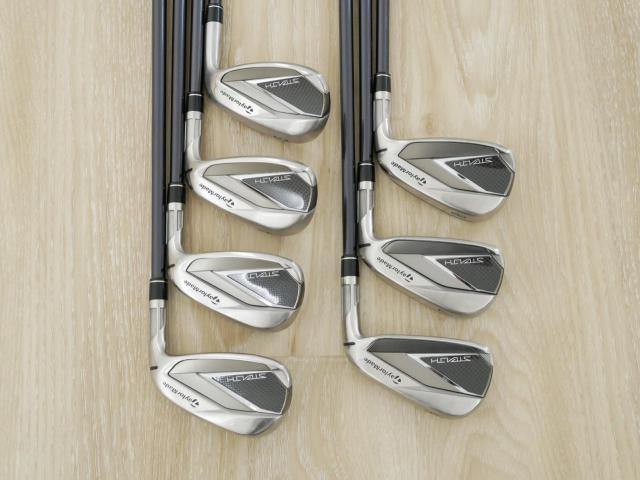 Iron set : Taylormade : ชุดเหล็ก Taylormade Stealth (ออกปี 2022 Japan Spec.) มีเหล็ก 6-Pw,Aw,Sw (7 ชิ้น) ก้านกราไฟต์ Mitsubishi Tensei TM60 Flex S