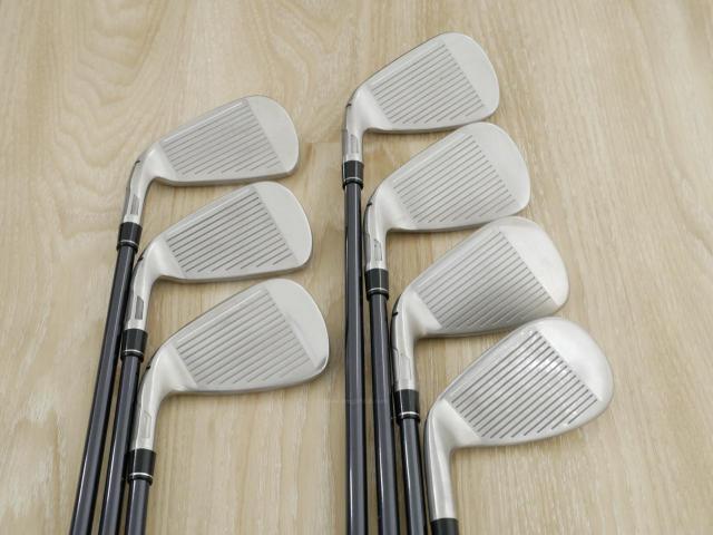 Iron set : Taylormade : ชุดเหล็ก Taylormade Stealth (ออกปี 2022 Japan Spec.) มีเหล็ก 6-Pw,Aw,Sw (7 ชิ้น) ก้านกราไฟต์ Mitsubishi Tensei TM60 Flex S