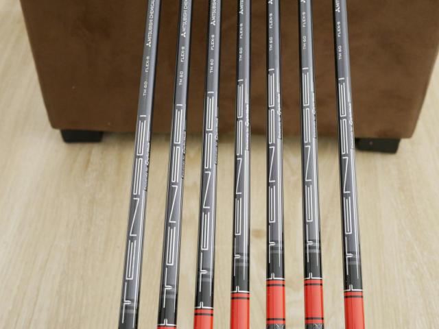 Iron set : Taylormade : ชุดเหล็ก Taylormade Stealth (ออกปี 2022 Japan Spec.) มีเหล็ก 6-Pw,Aw,Sw (7 ชิ้น) ก้านกราไฟต์ Mitsubishi Tensei TM60 Flex S