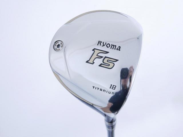 Fairway Wood : Other Brand : หัวไม้ 5 Ryoma F Titanium Special Tunning (ปี 2020 หน้าเด้งเกินกฏ ไกลมากๆ) Loft 18 ก้าน Tour AD RF2 Flex R