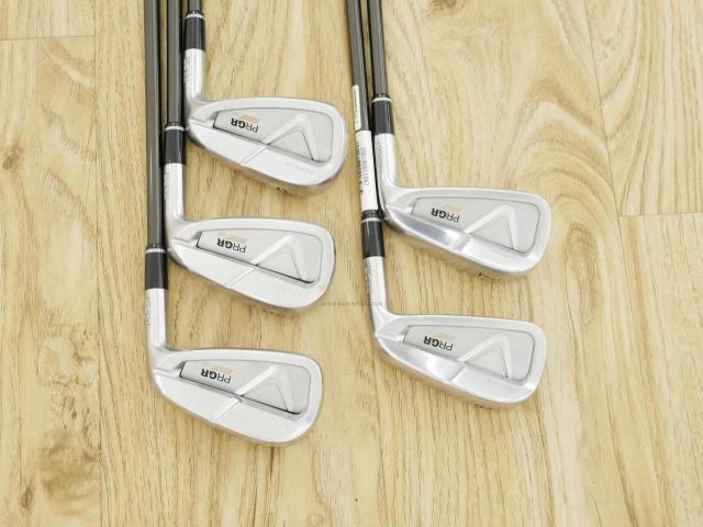 Iron set : PRGR : ชุดเหล็ก PRGR 05 Forged (รุ่นล่าสุด ปี 2023) มีเหล็ก 6-Pw (5 ชิ้น) ก้านกราไฟต์ Fujikura MCI Flex SR