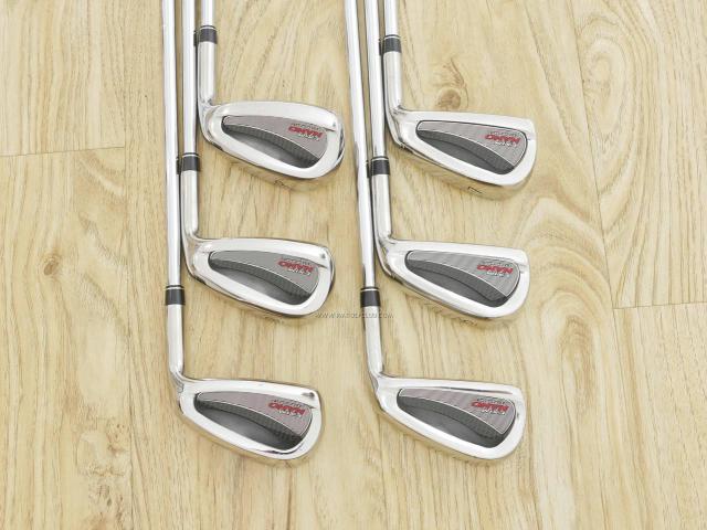 Iron set : Maruman : ชุดเหล็ก Maruman EXIM Nano มีเหล็ก 5-Pw (6 ชิ้น) ก้านเหล็ก NS Pro Flex R