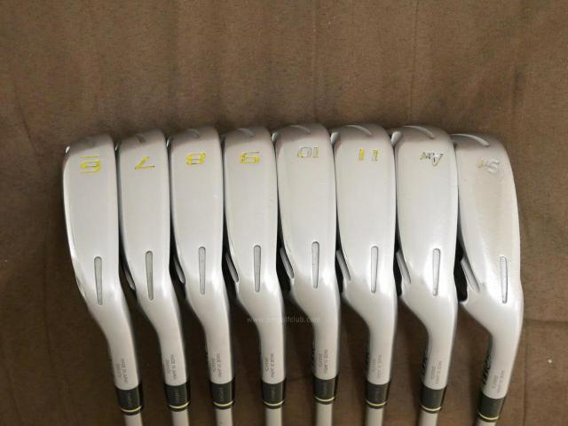 Iron set : Honma : ชุดเหล็ก Honma Bezeal 535 (ปี 2019 รุ่นนี้ใบใหญ่ที่สุดของ Honma) มีเหล็ก 6-11,Aw,Sw (8 ชิ้น) ก้านกราไฟต์ Honma Vizard 48 Flex R