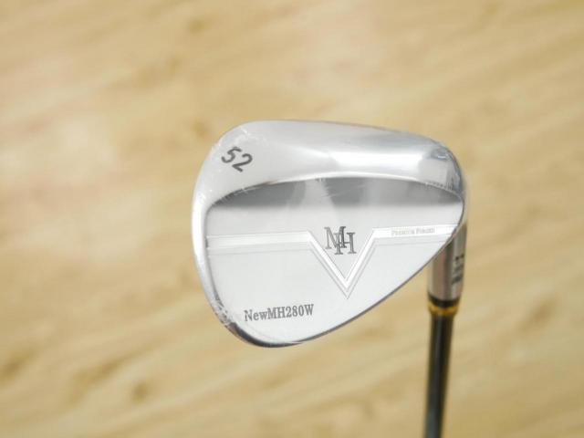 Wedge : Other : **ของใหม่ ยังไม่แกะพลาสติก** Wedge Mutsumi Honma MH280W CNC Milled Loft 52 ก้านกราไฟต์ Wedge Flex