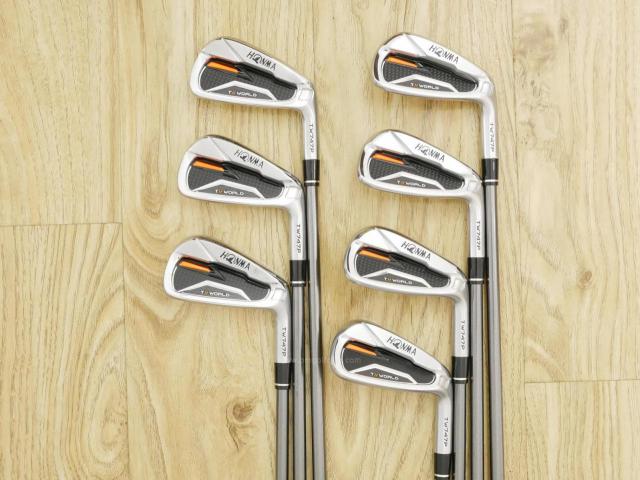 Iron set : Honma : ชุดเหล็ก Honma Tour World TW747P (รุ่นปี 2019) มีเหล็ก 5-11 (7 ชิ้น) ก้านกราไฟต์ Honma Vizard 50 Flex R