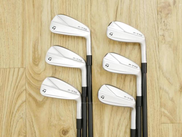 Iron set : Taylormade : ชุดเหล็ก Taylormade P770 Forged (รุ่นล่าสุด ปี 2023 นุ่ม แน่น)  มีเหล็ก 5-Pw (6 ชิ้น) ก้านกราไฟต์ Mitsubishi Diamana Thump i95 Flex S