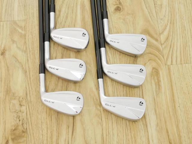 Iron set : Taylormade : ชุดเหล็ก Taylormade P770 Forged (รุ่นล่าสุด ปี 2023 นุ่ม แน่น)  มีเหล็ก 5-Pw (6 ชิ้น) ก้านกราไฟต์ Mitsubishi Diamana Thump i95 Flex S