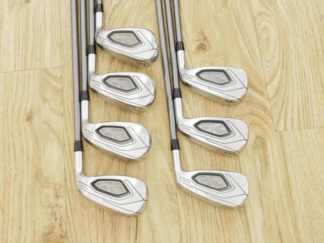 Iron set : Titleist : ชุดเหล็ก Titleist T400 (ตีง่ายที่สุด ไกลที่สุด ออกปี 2020) มีเหล็ก 7-Pw,43,49,55 (7 ชิ้น) ก้านกราไฟต์ Mitsubishi TENSEI 40 Flex R2