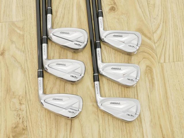 Iron set : Honma : ชุดเหล็ก Honma Tour World TW757P (ออกปี 2022) มีเหล็ก 5-Pw (6 ชิ้น) ก้านกราไฟต์ Honma Vizard 50 Flex R