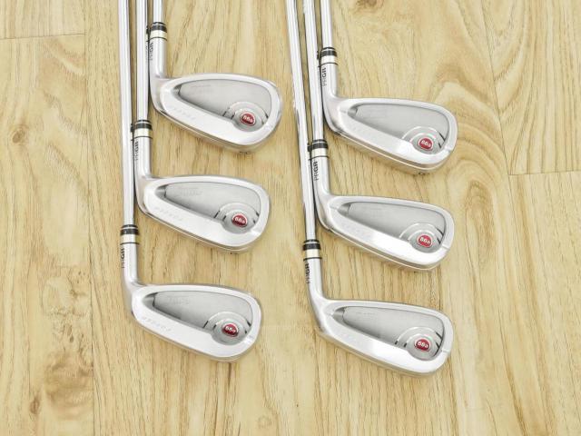 Iron set : PRGR : ชุดเหล็กกระเทย PRGR Egg PF Forged (รุ่นปี 2019 ตีง่ายและไกลมากๆ โกงสุดๆ) มีเหล็ก 6-Pw,Aw (6 ชิ้น) ก้านเหล็ก NS Pro 75 Flex R