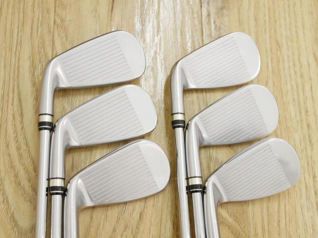 Iron set : PRGR : ชุดเหล็กกระเทย PRGR Egg PF Forged (รุ่นปี 2019 ตีง่ายและไกลมากๆ โกงสุดๆ) มีเหล็ก 6-Pw,Aw (6 ชิ้น) ก้านเหล็ก NS Pro 75 Flex R