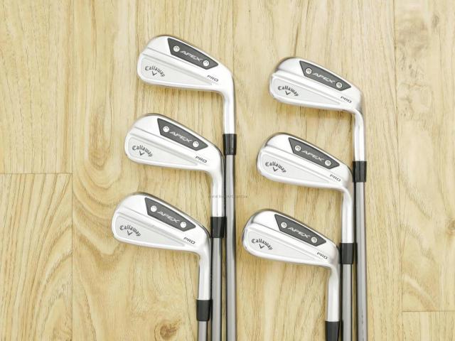 Iron set : Callaway : ชุดเหล็ก Callaway APEX Pro Forged (รุ่นล่าสุด ปี 2024) มีเหล็ก 5-Pw (6 ชิ้น) ก้านกราไฟต์ Fujikura MC 80 Flex S