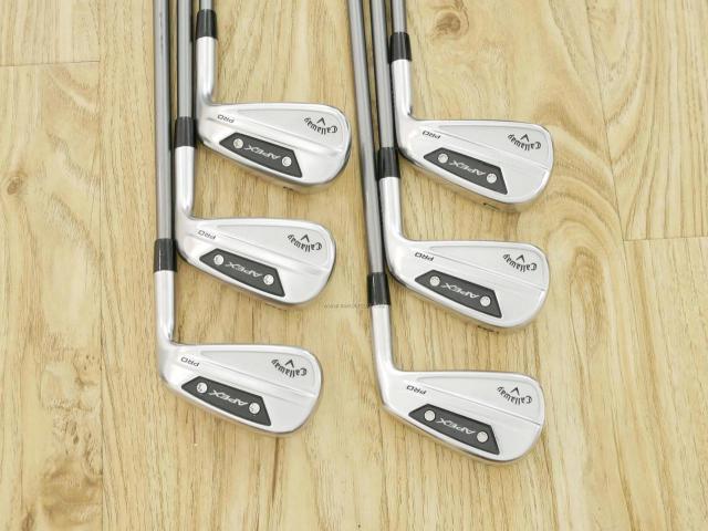 Iron set : Callaway : ชุดเหล็ก Callaway APEX Pro Forged (รุ่นล่าสุด ปี 2024) มีเหล็ก 5-Pw (6 ชิ้น) ก้านกราไฟต์ Fujikura MC 80 Flex S