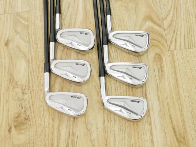 Iron set : Mizuno : ชุดเหล็ก Mizuno MP-55 (Forged) มีเหล็ก 5-Pw (6 ชิ้น) ก้านกราไฟต์ Flex R