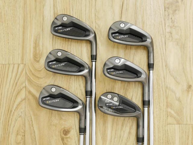 Iron set : Epon : ชุดเหล็ก EPON EF-02I Forged (ออกปี 2022 ใบใหญ่ ตีง่าย ไกล) มีเหล็ก 6-Pw,Aw (6 ชิ้น) ก้านเหล็ก NS Pro 850 NEO Flex S