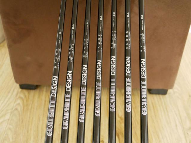 Iron set : Epon : ชุดเหล็ก EPON EF-02I Forged (ออกปี 2022 ใบใหญ่ ตีง่าย ไกล) มีเหล็ก 6-Pw,Aw,Sw (7 ชิ้น) ก้านกราไฟต์ Graphite Design RAUNE i75 Flex S