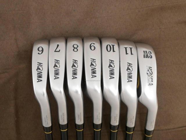 Iron set : Honma : ชุดเหล็ก Honma TwinMarks TM-503 มีเหล็ก 6-11,Sw (7 ชิ้น) ก้านกราไฟต์ Honma TK-353 Twin Kick Flex R (2 ดาว)