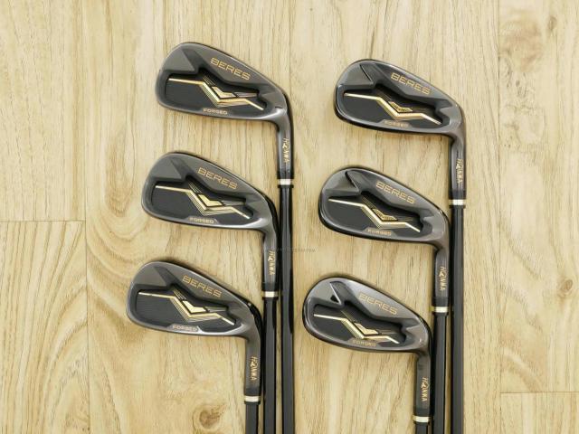 Iron set : Honma : ชุดเหล็ก Honma Beres Black Forged (รุ่นล่าสุด ปี 2022 สวยมากๆ) มีเหล็ก 6-11 (6 ชิ้น เทียบเท่า 5-Pw) ก้าน ARMRQ MX Flex R