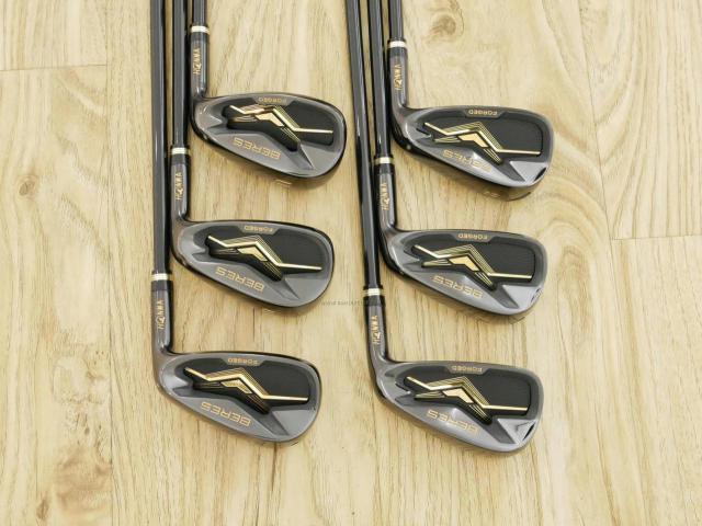 Iron set : Honma : ชุดเหล็ก Honma Beres Black Forged (รุ่นล่าสุด ปี 2022 สวยมากๆ) มีเหล็ก 6-11 (6 ชิ้น เทียบเท่า 5-Pw) ก้าน ARMRQ MX Flex R