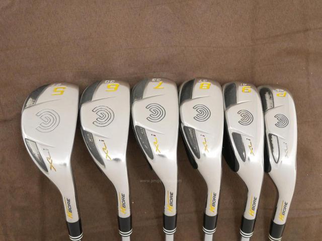 Iron set : Other Brand : ชุดเหล็กกระเทย Cleveland Hi-Bore XLi (ตีง่ายมากๆ) มีเหล็ก 5-Pw (6 ชิ้น) ก้านเหล็ก NS Pro Flex S