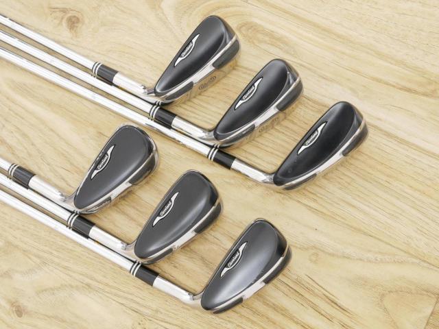 Iron set : Other Brand : ชุดเหล็กกระเทย Cleveland Hi-Bore XLi (ตีง่ายมากๆ) มีเหล็ก 5-Pw (6 ชิ้น) ก้านเหล็ก NS Pro Flex S