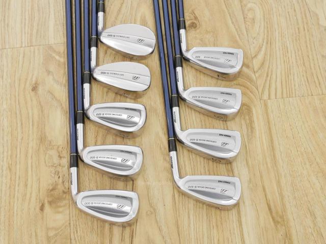 Iron set : Mizuno : ชุดเหล็ก Mizuno S-100 Forged มีเหล็ก 4-Pw,Aw,Sw (9 ชิ้น) ก้านกราไฟต์ Flex R