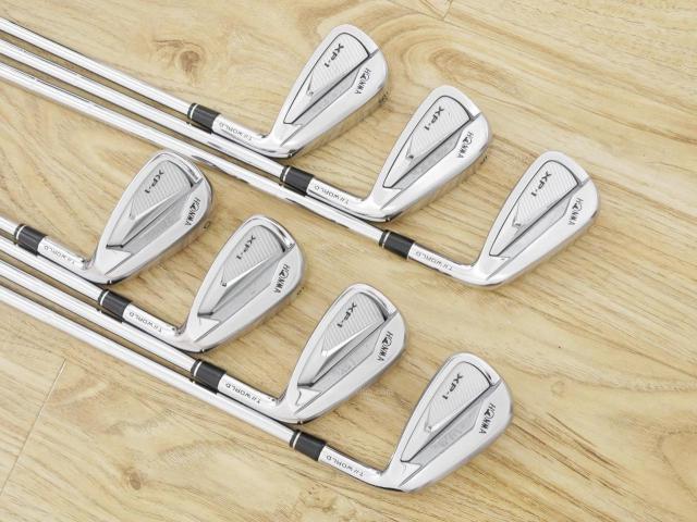 Iron set : Honma : ชุดเหล็ก Honma Tour World XP-1 (รุ่นปี 2020 ใบใหญ่ ตีง่าย ไกล) มีเหล็ก 4-10 (7 ชิ้น) ก้านเหล็ก NS Pro V90 Flex S