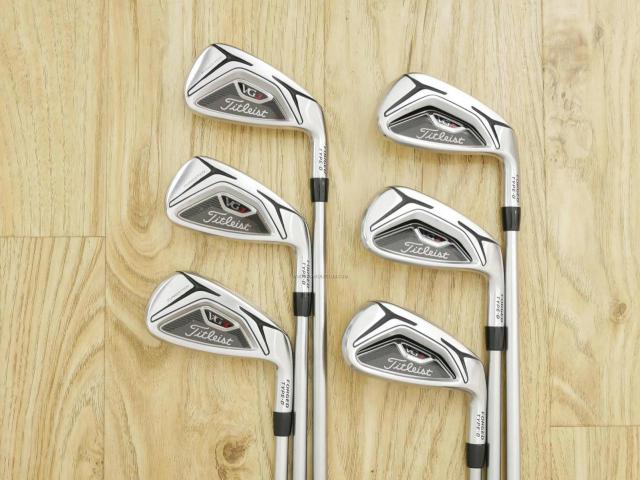 Iron set : Titleist : ชุดเหล็ก Titleist VG3 Type D Forged (รุ่นปี 2019 Japan Spec. ตีง่ายและไกลที่สุดของ Titleist) มีเหล็ก 5-Pw (6 ชิ้น) ก้านกราไฟต์ Mitsubishi VGI Flex R