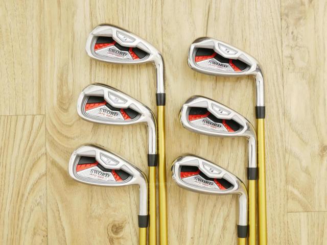 Iron set : Katana : ชุดเหล็ก Katana Sword ATC-589a (หน้าเด้ง) มีเหล็ก 6-Pw,Aw (6 ชิ้น) ก้านกราไฟต์ Fujikura Speeder 589 Flex SR